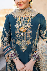 Meeras By Imrozia Serene Unstitched 3 Piece Luxury Formals Suit-I-223 NEELAM