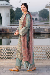 Meeras By Imrozia Serene Unstitched 3 Piece Luxury Formals Suit-I-221 ZAMURD