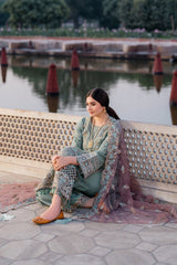 Meeras By Imrozia Serene Unstitched 3 Piece Luxury Formals Suit-I-221 ZAMURD