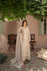 Rang Nirala By Manahils Stitched 3 Piece Formals Collection'2025-K-151-TAN BROWN