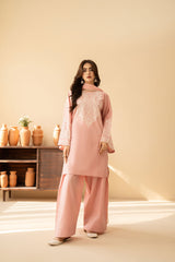 Tiraz Stitched 3 Piece Summer Suit-Tabeer