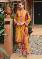 The Enchanted Garden By Gulaal Unstitched 3 Piece Luxury Lawn Collection'2025-FLORENCE (GL-L-24V2-02)