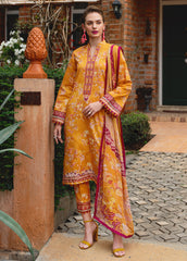 The Enchanted Garden By Gulaal Unstitched 3 Piece Luxury Lawn Suit-FLORENCE (GL-L-24V2-02)