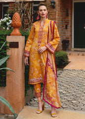 The Enchanted Garden By Gulaal Unstitched 3 Piece Luxury Lawn Collection'2025-FLORENCE (GL-L-24V2-02)