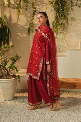 Summer Sky By Mannat Clothing Stitched Collection-Rose