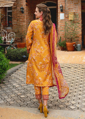 The Enchanted Garden By Gulaal Unstitched 3 Piece Luxury Lawn Collection'2025-FLORENCE (GL-L-24V2-02)