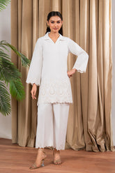 Solarie By Meeral Stitched 2 Piece Lawn Collection'2025-COR-0011