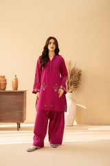 Tiraz Stitched 2 Piece Summer Suit-Mehru