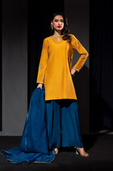 Zelina By Meeral Stitched 3 Piece Formals Collection'2025-HE-002