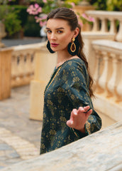 The Enchanted Garden By Gulaal Unstitched 3 Piece Luxury Lawn Suit-VILLENA (GL-L-24V2-09)