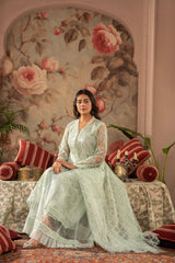 Rang Nirala By Manahils Stitched 3 Piece Formals Collection'2025-K-148-MINT GREEN