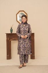 Feathers Unstitched Winter Arrivals Suit-LATTE-FT641