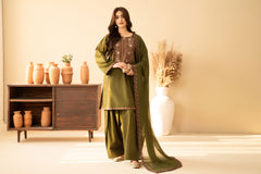 Tiraz Stitched 3 Piece Summer Suit-Nayel