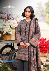 Asim Jofa Prints Unstitched Drop 1 Ajuub-09 Printed Lawn 3 Pcs