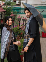 Tng By Md Stole Collection-TNG-SIGNATURE-Stole Grey