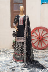 Naqsh-e-Jamaal By Saira Sultana Stitched 3 Piece Wedding Formals Collection'2025-Zoha Black