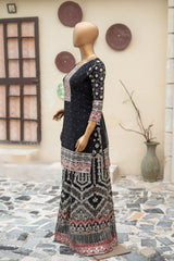 Naqsh-e-Jamaal By Saira Sultana Stitched 3 Piece Wedding Formals Collection'2025-Zoha Black