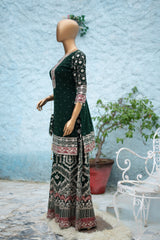 Naqsh-e-Jamaal By Saira Sultana Stitched 3 Piece Wedding Formals Collection'2025-Zoha green