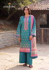 Asim Jofa Prints Unstitched Drop 1 Ajuub-14 Printed Lawn 3 Pcs