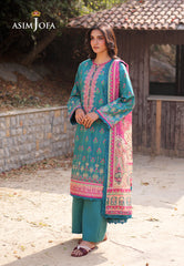 Asim Jofa Prints Unstitched Drop 1 Ajuub-14 Printed Lawn 3 Pcs