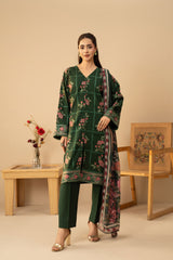 Tiraz Stitched 3 Piece Summer Suit-Hoor