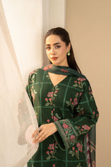 Tiraz Stitched 3 Piece Summer Suit-Hoor