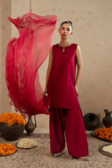 Celine By Meeral Stitched 3 Piece Lawn Collection'2025-SOL-003 - V2