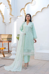 Threads & Weaves 3 PC - Embroidered Lawn Suit-L23210