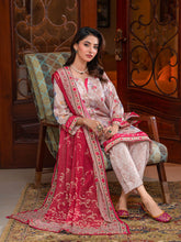 Tng By Md Stitched Collection-Noor Stitched 3 Pc (Beige)