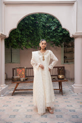 Rang Nirala By Manahils Stitched 3 Piece Formals Collection'2025-K-171-OFF WHITE