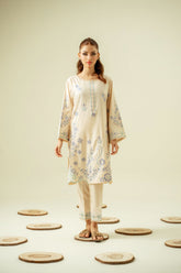 Signature Evening Wear By Zouj Stitched 2 Piece Summer Suit-Savvy Swirl