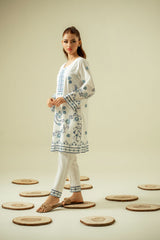 Signature Evening Wear By Zouj Stitched 2 Piece Summer Suit-Devout Diva