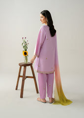 Solstic by Meerak Stitched 3 Piece Emb Lawn Suit-Zarif
