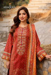 Asim Jofa Prints Unstitched Drop 1 Ajuub-20 Printed Lawn 3 Pcs