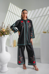 Dhaga Stitched 2 Piece Crepe Suit-Juna