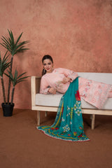 Feathers Unstitched 3 Piece Emb Lawn Summer Suit-Blush Seraphine-Embroidered 3pc