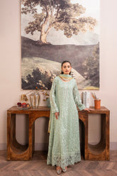 Rang Nirala By Manahils Stitched 3 Piece Formals Collection'2025-K-169-MINT GREEN