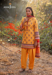 Asim Jofa Prints Unstitched Drop 1 Ajuub-06 Printed Lawn 3 Pcs