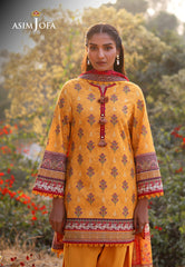 Asim Jofa Prints Unstitched Drop 1 Ajuub-06 Printed Lawn 3 Pcs