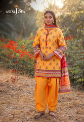 Asim Jofa Prints Unstitched Drop 1 Ajuub-06 Printed Lawn 3 Pcs