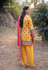 Asim Jofa Prints Unstitched Drop 1 Ajuub-06 Printed Lawn 3 Pcs