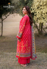 Asim Jofa Prints Unstitched Drop 1 Ajuub-16 Printed Lawn 3 Pcs
