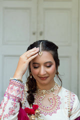 Paranda Omal By Komal Stitched 3 Piece Festive Collection'2025-Dilkash