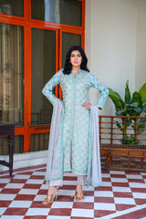 Threads & Weaves 3 PC KARANDI Embroidered Dress-KR24103