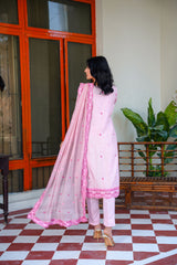 Threads & Weaves 3 PC KARANDI Embroidered Dress-KR24104