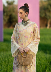 Printkari By Sardinia Unstitched 3 Piece Lawn Collection-Sunflower