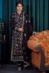 Moksh By Aayra Unstitched Winter Collection'2025-Black