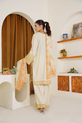 Threads & Weaves Citrus Embroidered Lawn 3-Piece Pret Suit