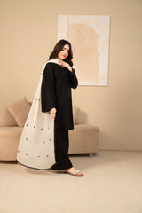 Tiraz Stitched 3 Piece Summer Suit-Eylaan