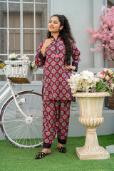 Mahroo Stitched Co-Ords Khaddar Collection'2025-T-CK-005